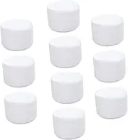 IWOWHERO Plastic Creams Jars Set 10pcs Mini Travel Toiletry Products Cosmetics Jars