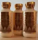 Lot Of 3 Bath & Body Works Golden Berry Mistletoe Body Lotion 8 Fl Oz Each