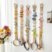 Wooden Animal Baby Hairclips Holder Princess Girls Hairpin Headband Storage Belt