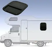 SustVita RV Window Replacement, 14.5 W x 15.5 H, Weatherproof Sliding Window with Screen, Ideal for Campers, RVs, and Trailers, Easy Installation Kit Included