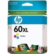 HP 60XL Tri-Color Ink Cartridge 440 pages CC644WA)