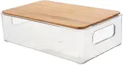 Box Storage Shelf Storage Shelves Cosmetic Organizer Bathroom Storage Holder Cosmetics Holder Small Storage Organizer Bamboo Bathroom bin Desktop Kitchen Basket The pet