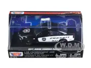 2011 DODGE CHARGER PURSUIT BLACK & WHITE 1/43 DIECAST CAR MOTORMAX 79463