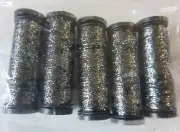 5 Kreinik Metallic Blending Filament #010HL STEEL GREY HI-LUSTRE Thread 100M lot