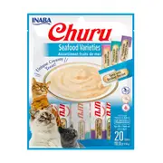 INABA Cat Churu Puree Seafood Varieties 20P
