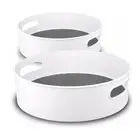 360° Rotating Lazy Susan Organizers, 2 Packs 9" and 12" Turntable Spice Rack ...