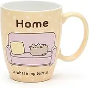Pusheen by Our Name is Mud "Pusheen at Home" Stoneware Coffee Mug, 12 oz.