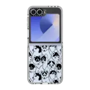 Galaxy Z Flip6 Clear Case Oh Husky