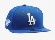 New Era Los Angeles Dodgers 1988 Patch Fitted Hat Blue Size 7 Sky Blue Brim