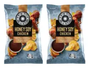 2 x Red Rock Deli Honey Soy Chicken Potato Chips Share Pack 165g