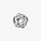 Authentic Pandora Sparkling Lines Openwork Charm