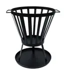 NEW Jumbuck® Matte Black Steel Outdoor Brazier Firepit Includes Legs & Ash Pan