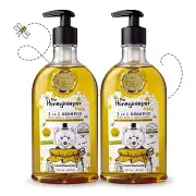 2 PC The Honeykeeper Kids Little Chamomile 3in1 Shampoo, Body Wash & Conditioner