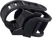 2pcs Bicycle Light Clip Bike Light Mount Handlebar Flashlight Light Bracket Handlebar Clamp Holder Bicycle Lights Brackets Bracket for Flashlight Black