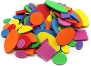 Charles Leonard Creative Arts by Foam Shapes, Assorted Colors, 264 Pieces/Bag (70526)