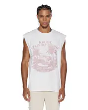 Buy Paradiso Cut Off Tee Vintage White | Ksubi ++