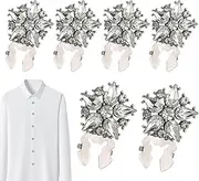 [Generic] Rhinestone Button Covers, Crystal Buttons for Clothing, Rhinestones for Crafting, Detachable Shirt Button Clips Buttons Jewelry for Clothes Bags Wedding Bridal Bouquet Decoration