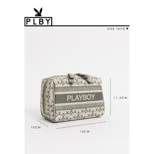 PLAYBOY - 化妝包 Miss bunny系列 - 灰色