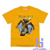 在飛比找蝦皮購物優惠-TRANSFORMERS 大黃蜂變形金剛兒童 T 恤