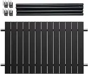 Picnic Table Foldable | Heavy Duty Table for Garden Cart | Portable Metal Board, Desktop Attachment for Picnic Camp Backyard BBQ Travel Car