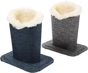 Garneck 2pcs Plush Eyeglass Holders Stylish Grey Glasses Stands for Home Retail Soft Base From Scratches Multipurpose Display for Sunglasses Accessories