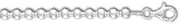 [JewelryWeb] 925 Sterling Silver 5.0 mm Ball Chain Bracelet Jewelry Gifts for Women - Length Options: 18 20