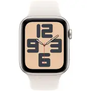 Apple Watch SE 44mm Starlight Aluminium Case GPS Sport Band (S/M) [2024]