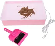 JOINPAYA 1 Set Craft Trays for Pre School Learning Activities Sand Tray Classroom Pink Plastic
