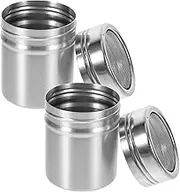 2sets Seasoning Shaker Duster Set Condiment Container Set Baking Cooking Accessories Easy to Clean 3pcs*2 Random