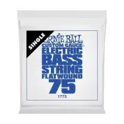 Ernie Ball Stainless Steel .075 FLATWOUND ELECTRIC BASS STRING SINGLE - 1775