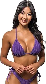 [Wicked Weasel] Sexy 312 Purple Crescent Moon Tri Bikini Top