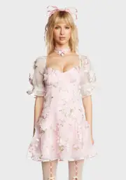 [Sugar Thrillz] Baby Sweetheart Portrait Mini Dress