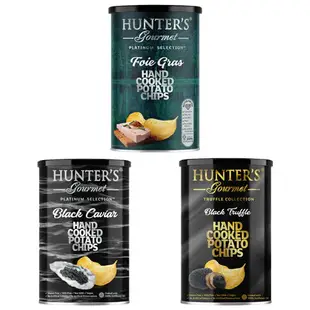 【豆嫂】阿拉伯零食 Hunter's亨特 罐裝手製洋芋片(魚子醬/黑松露/鵝肝醬)★7-11取貨299元免運