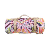 Good Vibes 200cm Nomad Paisley Outdoor Fleece Picnic Blanket/Mat w/ Carry Strap