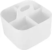 SEWACC Compartment Storage Basket Handheld Organizer for Home Office School Supplies Design for Desk Multipurpose Use