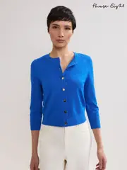 Phase Eight Blue Robin Button Cardigan (W33044) | $159