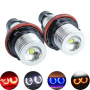 2pcs Led Angel Eyes Marker Lights Bulbs For E39 E53 E60 E61 E63 E64 E65 E66 E87 525i 530i Xi 545i M5 Blue