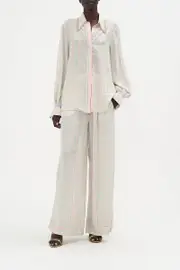 CURVED COLLAR BLOUSE SUNLIGHT SYMPHONY