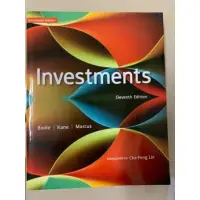 在飛比找蝦皮購物優惠-投資學（原文書11版）Bodie/Kane/Marcus