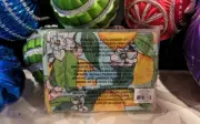 NWT Vera Bradley RFID Euro Wallet Lemon Grove Cotton Blue/Yellow/Green V-162