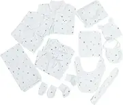 [Yardenfun] Suit Costume Apparel Towels for Newborn Dress for Clothing Dress Spring Outfits The Outfit Dresses Bib Bibs Clothes Cotton Blue