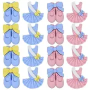 24-Pack Assorted Flat Back Ballet Shoes Skirt Embellishments Resin Toe Shoes ...