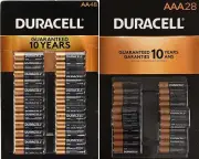 Duracell CopperTop Alkaline Batteries - 48 AA Batteries & 28 AAA Batteries