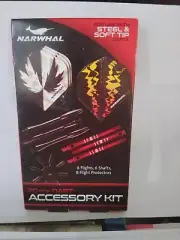 NARWHAL Dart Accessory Kit 20 Pc Throwing Darts Accessory Kit Steel Or Soft Tip