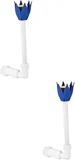 2pcs Innovative Sprinkler for Pool Inground Water Spray PVC Enhance Your Pool Decor Easy to Install