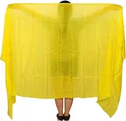 [CekoCk] Sequin Skirt，Belly Dancer Skirt, Dance Ribbons,Silk Fans,Women Silk Belly Dance Veils 250/270 * 114 Cm Scarf Shawl Belly Dance Veil Belly Dance Silk Practice Performance Props