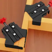 90 ° Corner Jig Adjustable Woodworking Right Angle Fixing Clamp Made of Carbon Steel Material Wear-resistant Right Angle