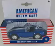 1965 SHELBY COBRA 427 - AMERICAN DREAM CARS Diecast 1:38 - ARGENTINA