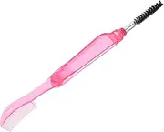 LALADEFIEE Double-head Folding Lash Comb Mascara Separator Eyebrow Brush 2in1 Makeup Tool Portable Beauty Grooming