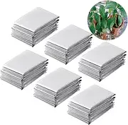 NAVADEAL Silver Reflective Mylar Film- 82 x 47 inch Set of 6- Garden Greenhouse Covering Foil Sheets, Highly Reflective, Effectively Increase Plants Growth, 100% Environmentally Safe